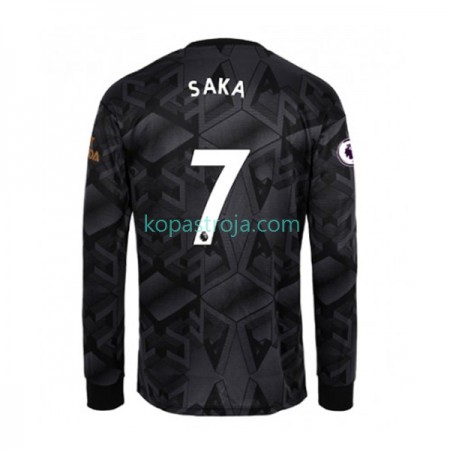 Billiga Fotbollströjor Arsenal Bukayo Saka 7 Borta tröja 2022/23 Långärmad